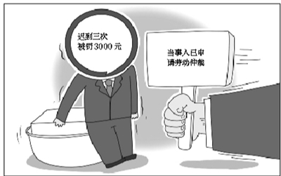 迟到一次罚一千,是法盲无知也是管理无能|罚款|法盲|迟到_新浪新闻