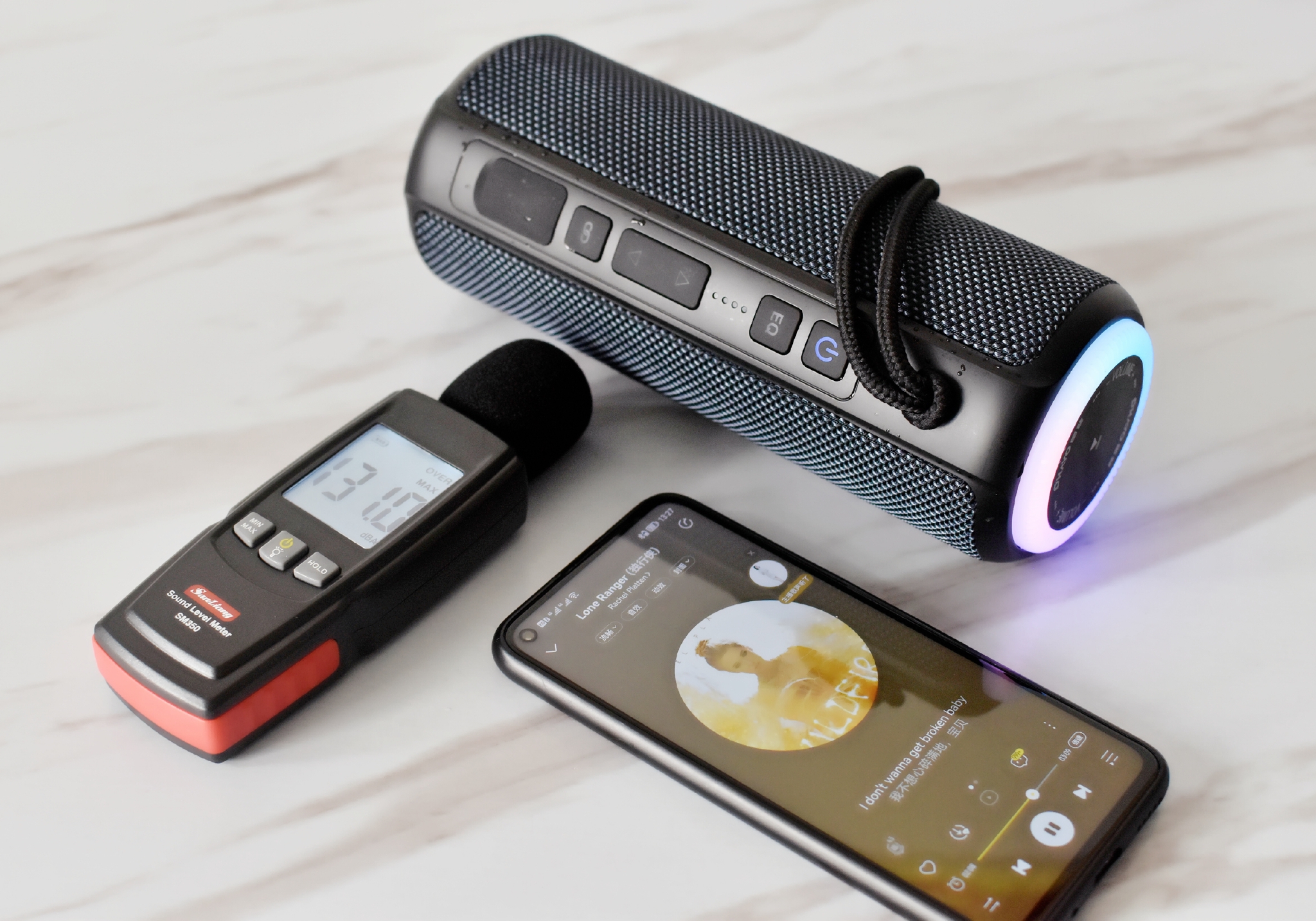 便携户外音乐新装备雷登x8max蓝牙音响体验