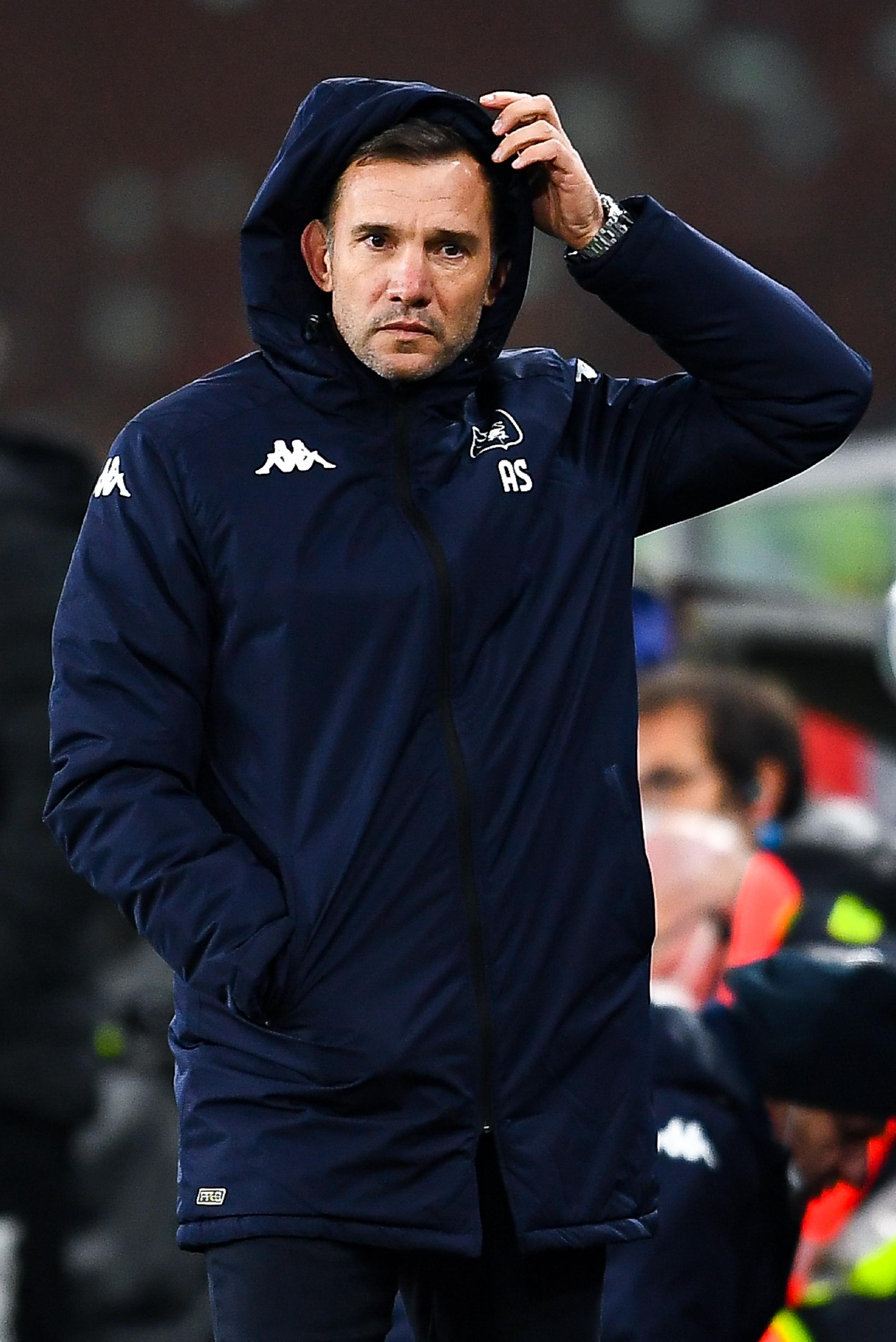 阳性后再遭输球打击 曝舍甫琴科即将被热那亚解雇