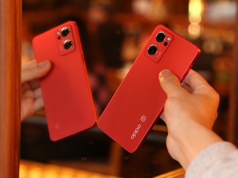 华为手机2021款大红色图片