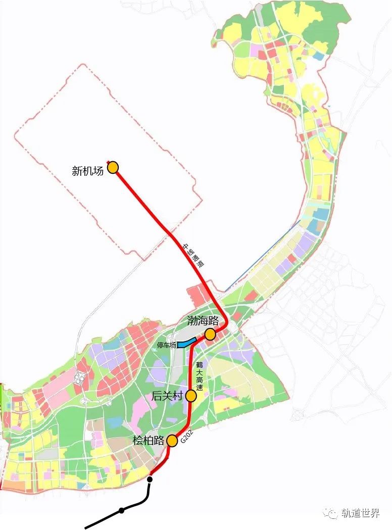 大连市城市轨道交通第二期建设规划调整公示版简况