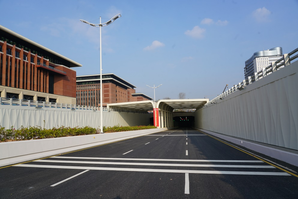 好消息公常路中山大学深圳校区段下穿改造工程地下隧道正式通车