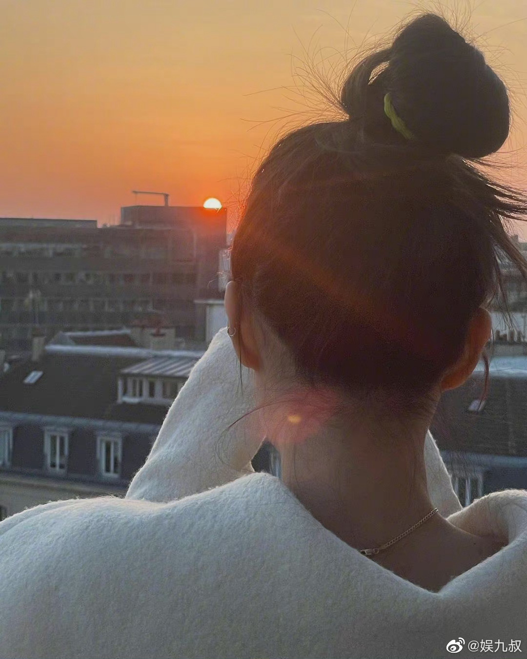 夕阳下的新鲜jennie
