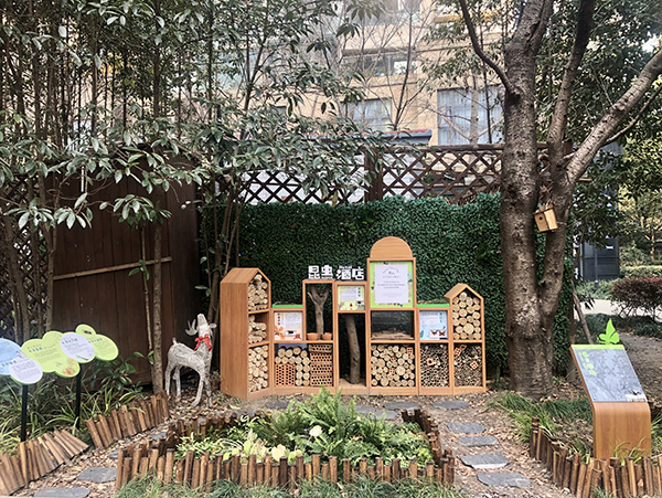 上海有家"昆虫酒店",为周边昆虫营造冬季栖息奢华空间