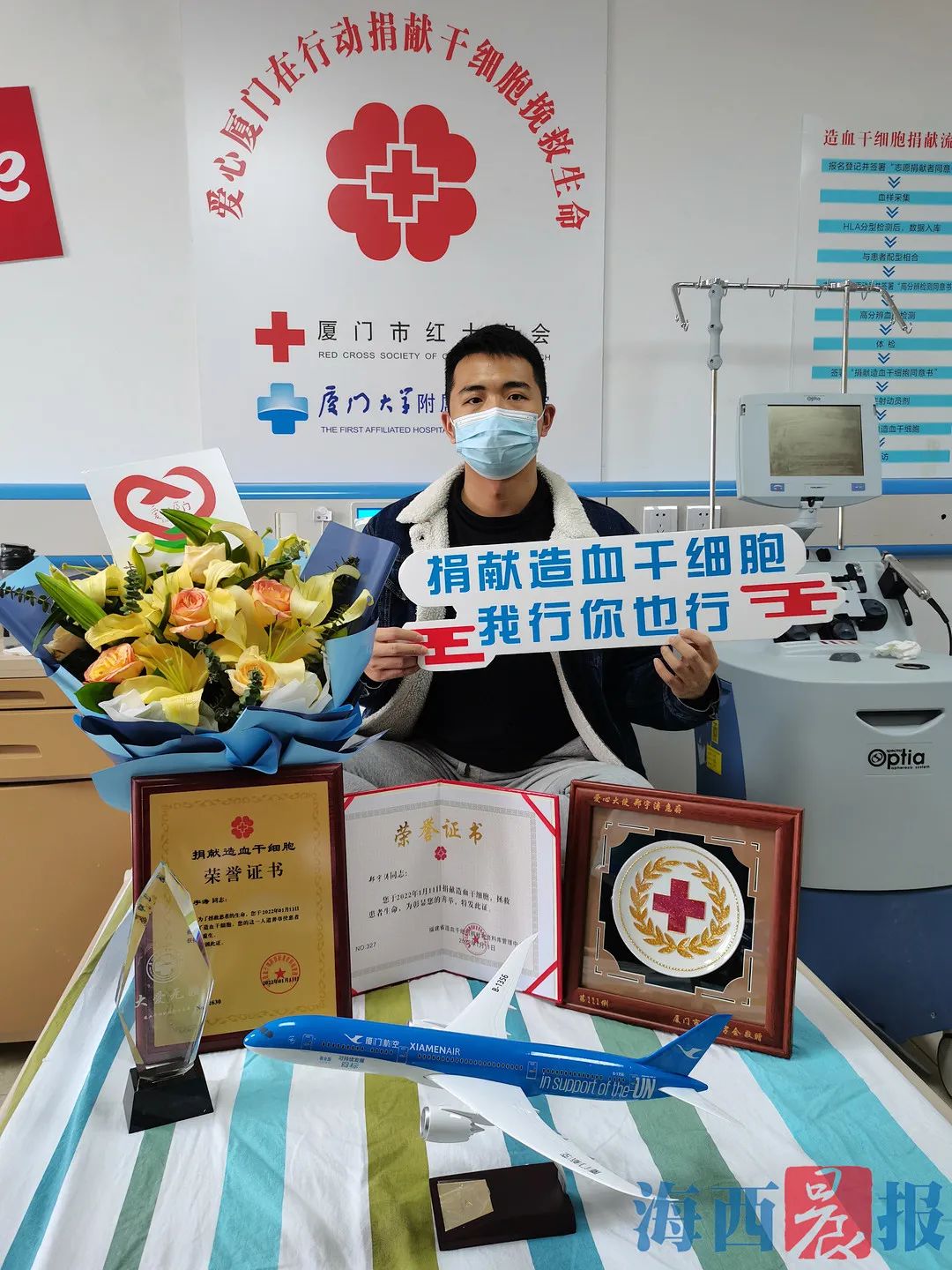 这位“95后”厦航“不上天的机长”太帅了！捐造血干细胞救人！休闲区蓝鸢梦想 - Www.slyday.coM