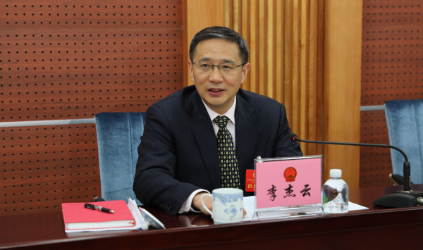 贺州市委书记李杰云参加富川代表团审议