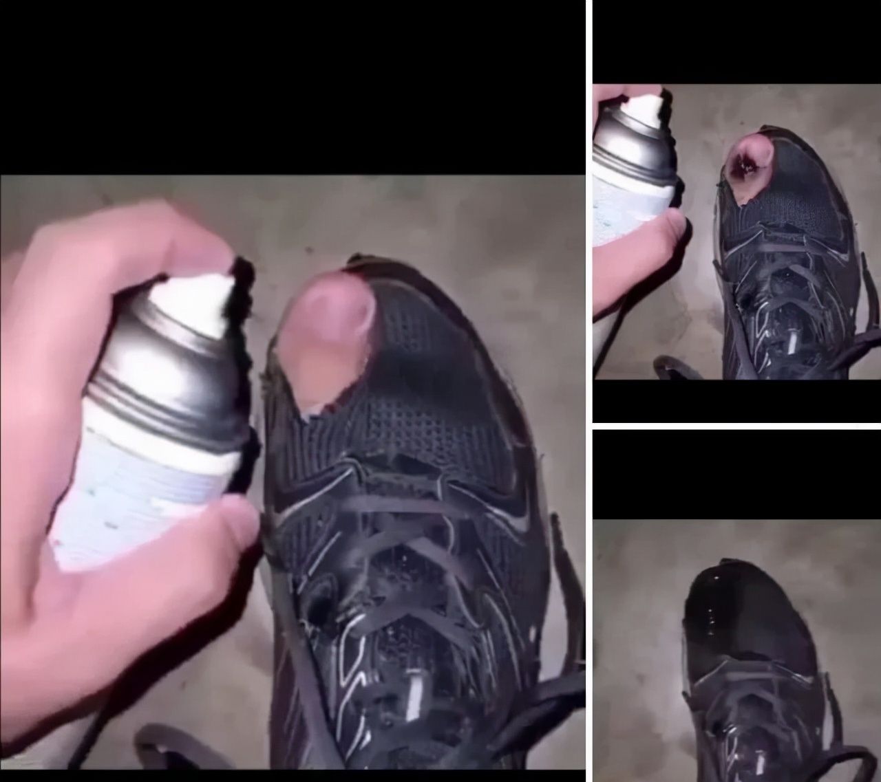 4,如果鞋子破到露出脚趾头了,又不想被别人看到怎么办?