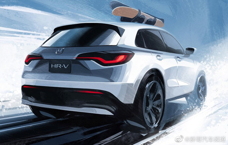 本田全新hrv北美车型设计图曝光