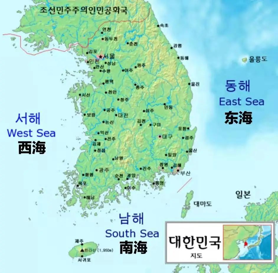 叫日本海还是东海日本和韩国吵翻了