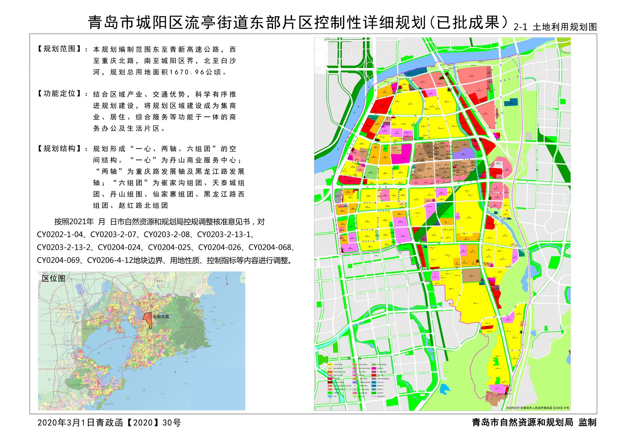 速围观青岛官方发布城阳流亭夏庄四个热点片区详细规划