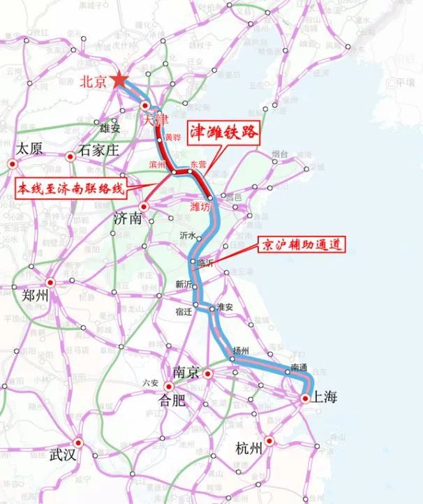 设计时速350总投资1145亿京沪高铁第二通道天津至潍坊段获批