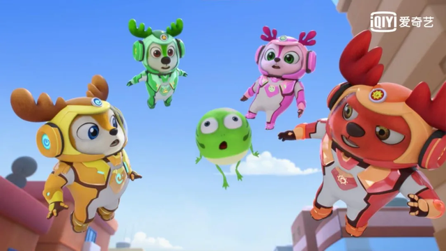 萌娃快乐时间到无敌鹿战队成2022寓教于乐首选动画