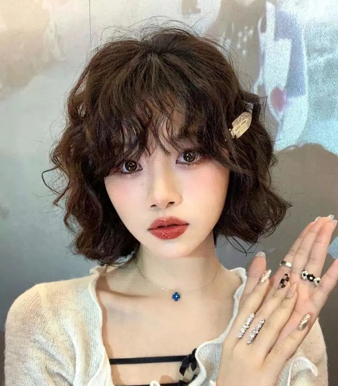 短发芭比烫呀温柔住了