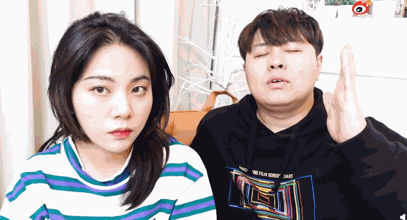 2018年,脸型有点圆润了,结果正式成为vlogger后▽才和宝剑嫂在一起时