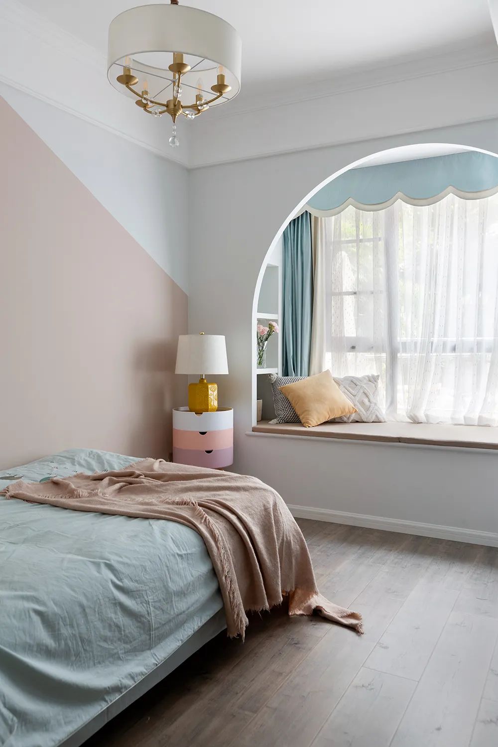 三居室|马卡龙|设计_新浪新闻