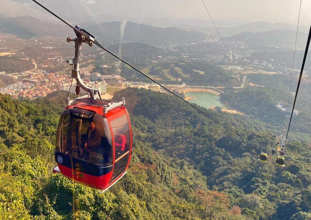 全球最先进设备惠州罗浮山新索道正式运营