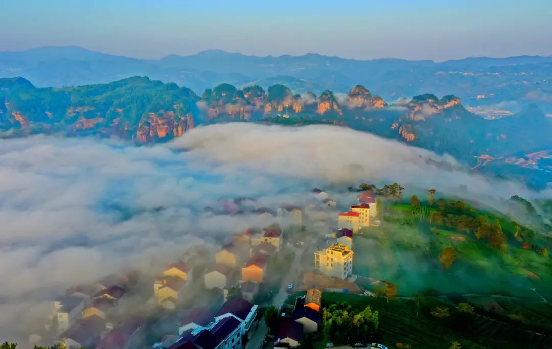 浙江绍兴新昌县天姥山风貌.受访单位供图