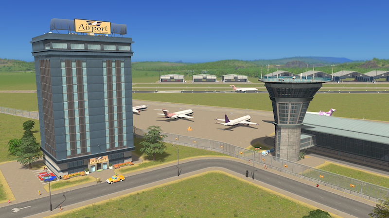 城市天际线发布机场dlc演示视频1月25日发售