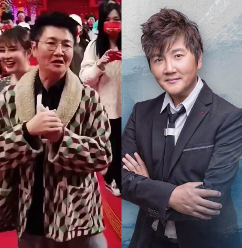 52岁孙楠久违现身春晚录制脸颊凹陷表情僵硬网友像老太太