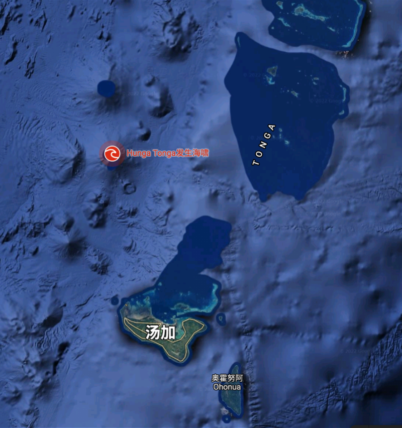 中国留学生亲历邻国汤加海底火山喷发：户外睁眼难已准备面具休闲区蓝鸢梦想 - Www.slyday.coM