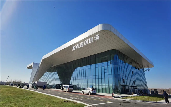 济南市首个a1级通用机场济南商河机场正式开航