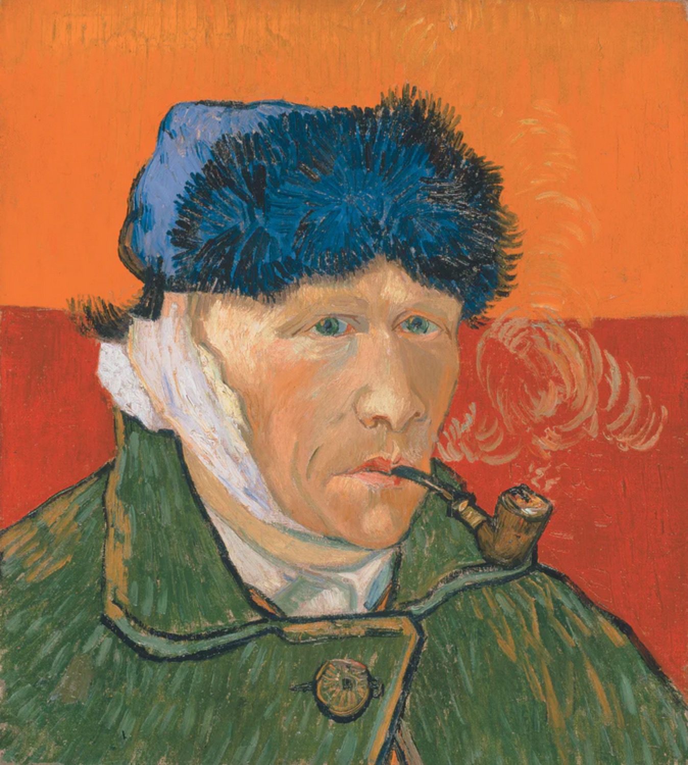凡高《自画像》,1889年