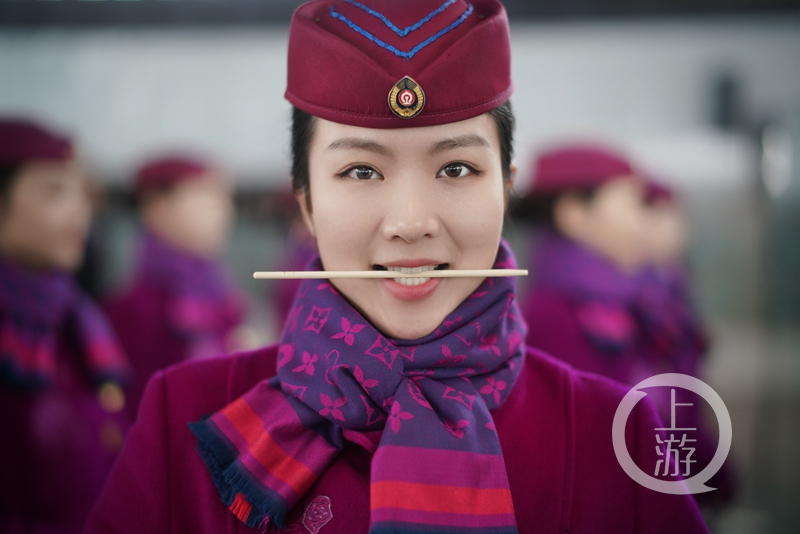 上图为2022年1月9日,成都局集团公司重庆客运段动车四队的高铁动妹