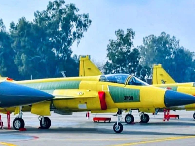  去年12月下线的首架JF-17 Block III战斗机。