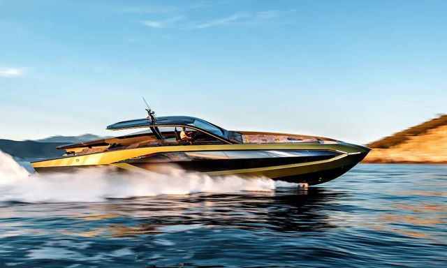 63节的海上狂野公牛限量版兰博基尼63游艇