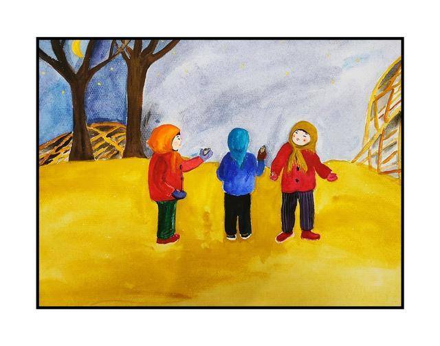 青未了儿时的猪蹄灯