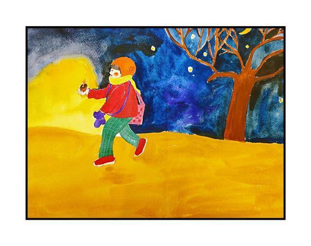 青未了儿时的猪蹄灯