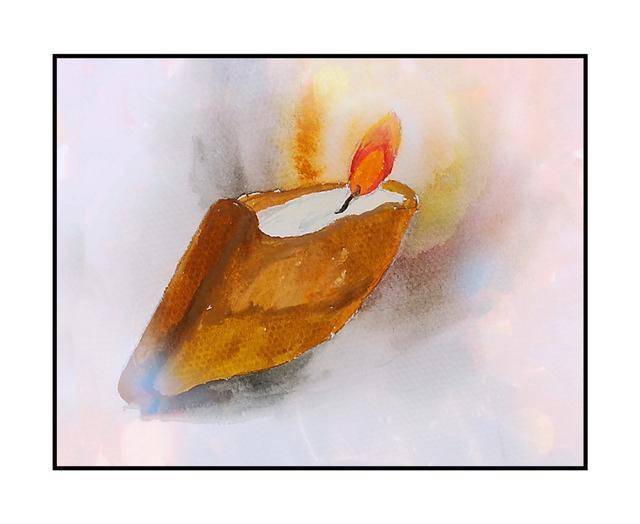 青未了儿时的猪蹄灯