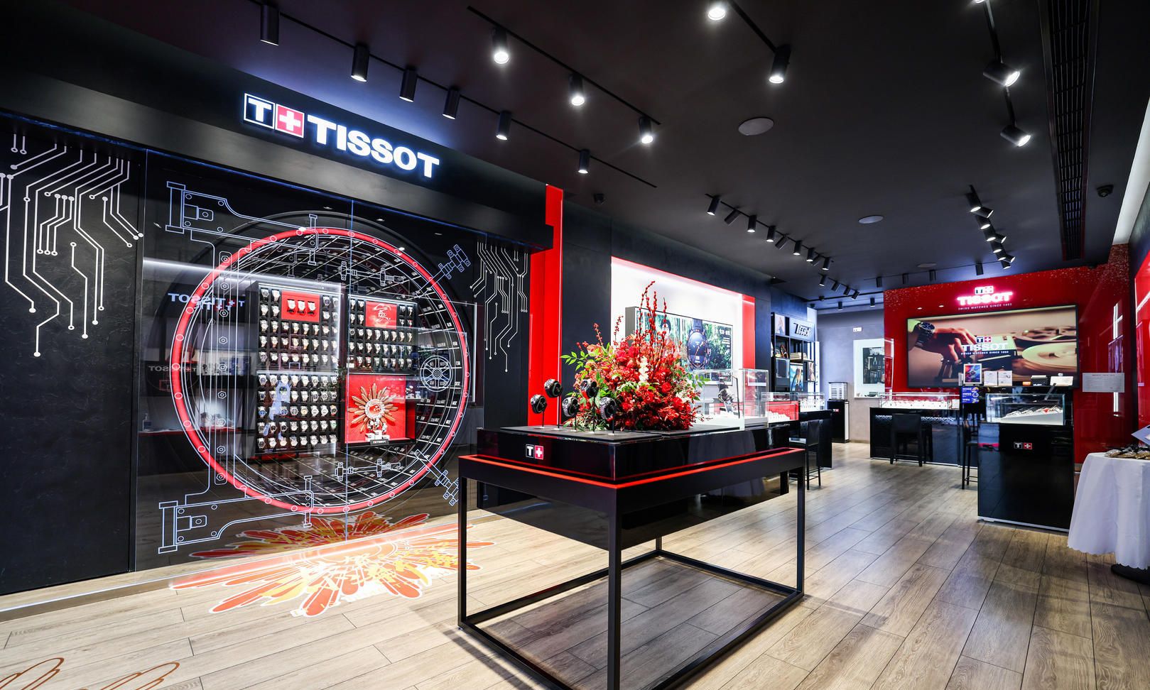 1月17日,瑞表集团旗下制表品牌tissot天梭表成都春熙路步行街店揭幕