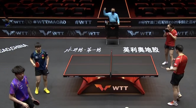 “莎头”挺进八强！王楚钦和孙颖莎3休闲区蓝鸢梦想 - Www.slyday.coM