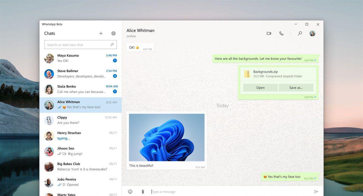 whatsapp 桌面版正测试 win11 风格流畅设计界面|it之家|测试版|单选