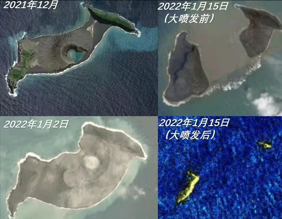 汤加火山4天爆发3次，火山灰正在扩散，2022年将成为无夏之年？休闲区蓝鸢梦想 - Www.slyday.coM