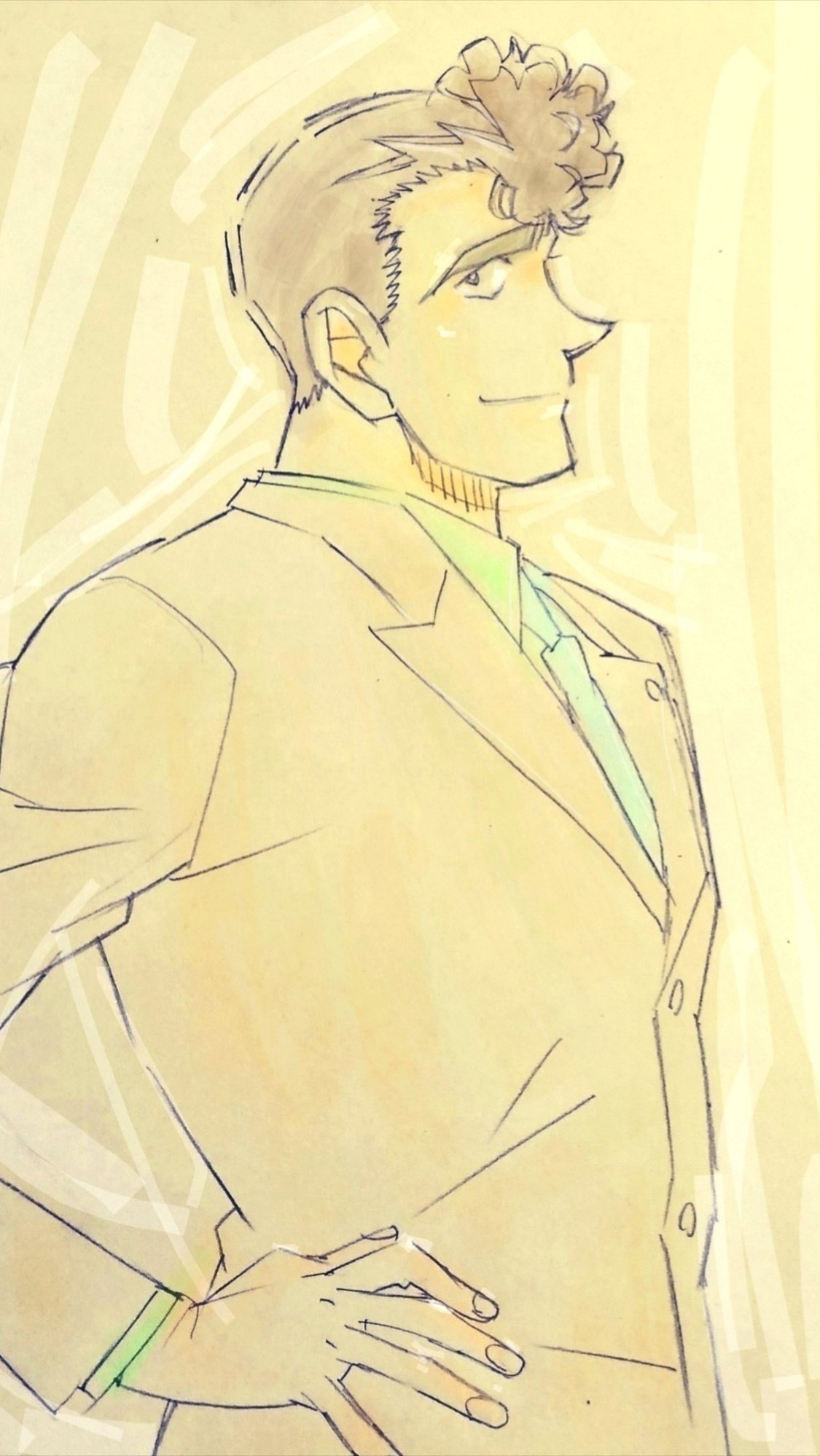 剧场版分镜师寺冈巌绘制的白鸟警官