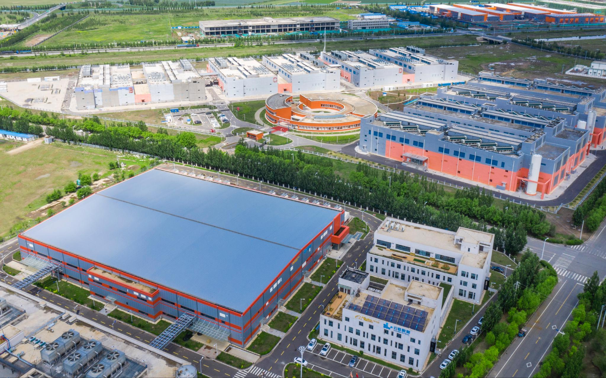 张家口阿里巴巴张北云计算数据中心.冬奥组委供图