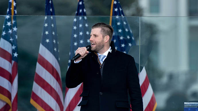 埃里克·特朗普.人民视觉&nbsp; 资料图