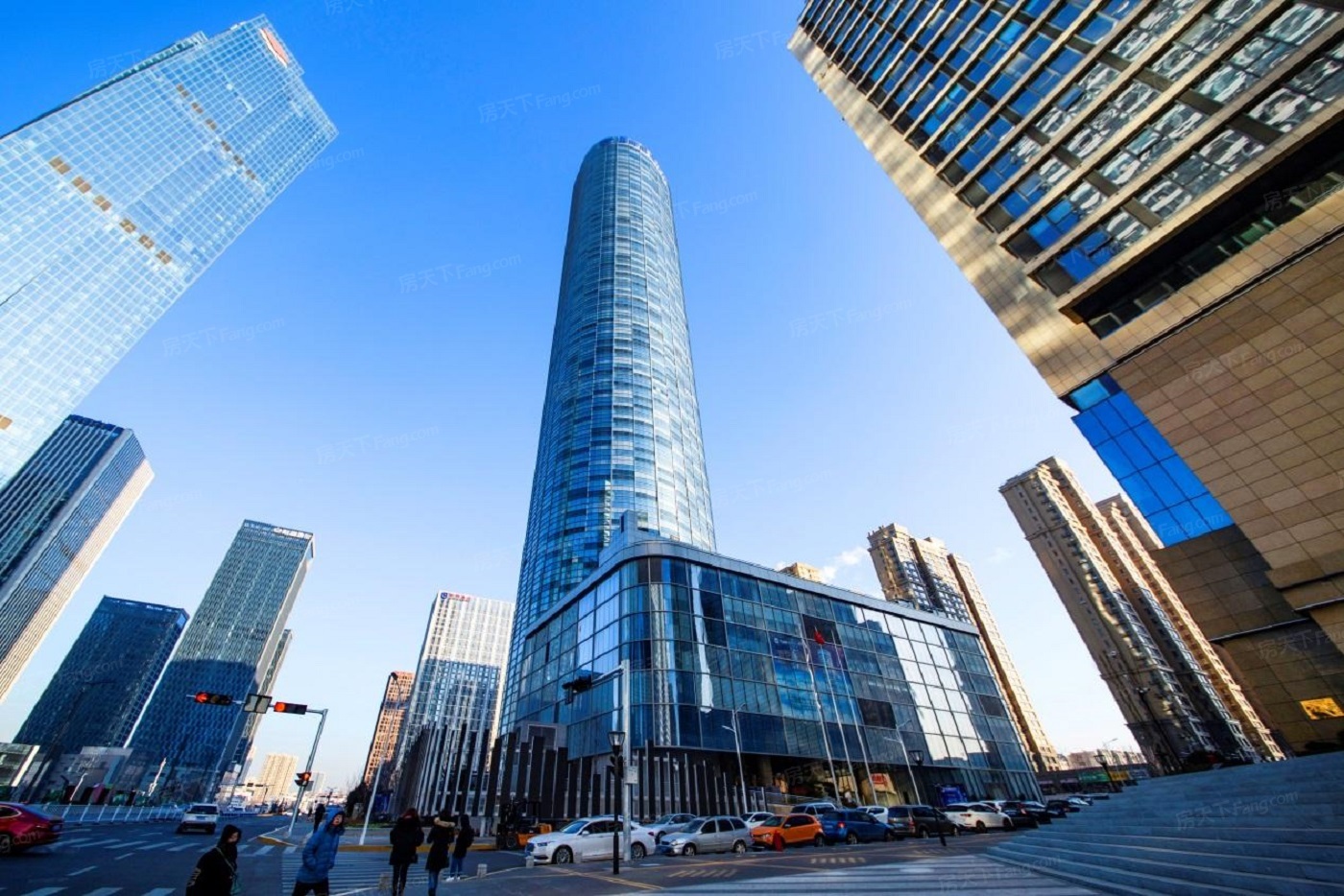 2022年1月青岛市中央商务区商圈写字楼市场租赁情况|写字楼|商圈|楼盘