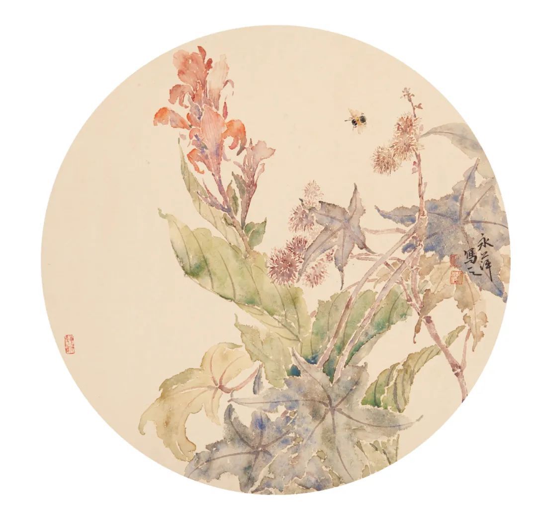 画苑撷英|新晋中国工笔画学会会员李永萍没骨花鸟画作品赏鉴