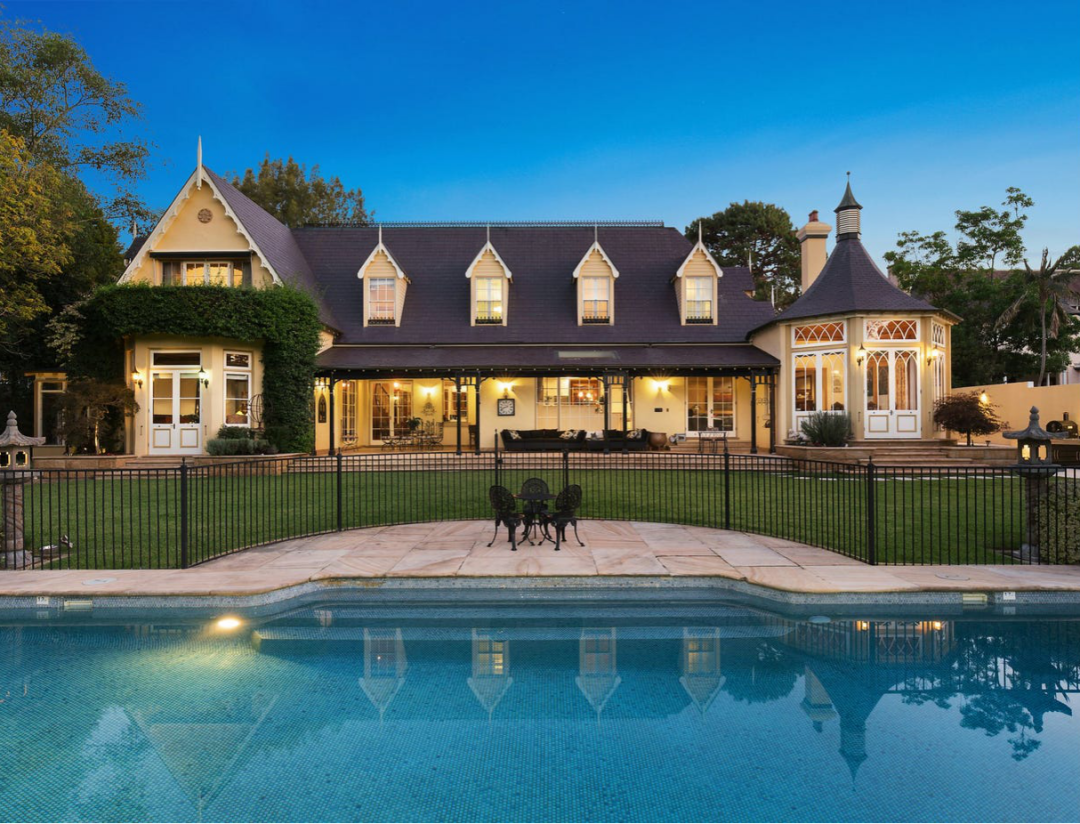 豪宅价格暴涨的背后-悉尼北区别墅设计风格都偏爱"法式"?