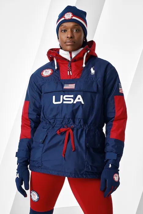 美国冬奥会代表团服装图片