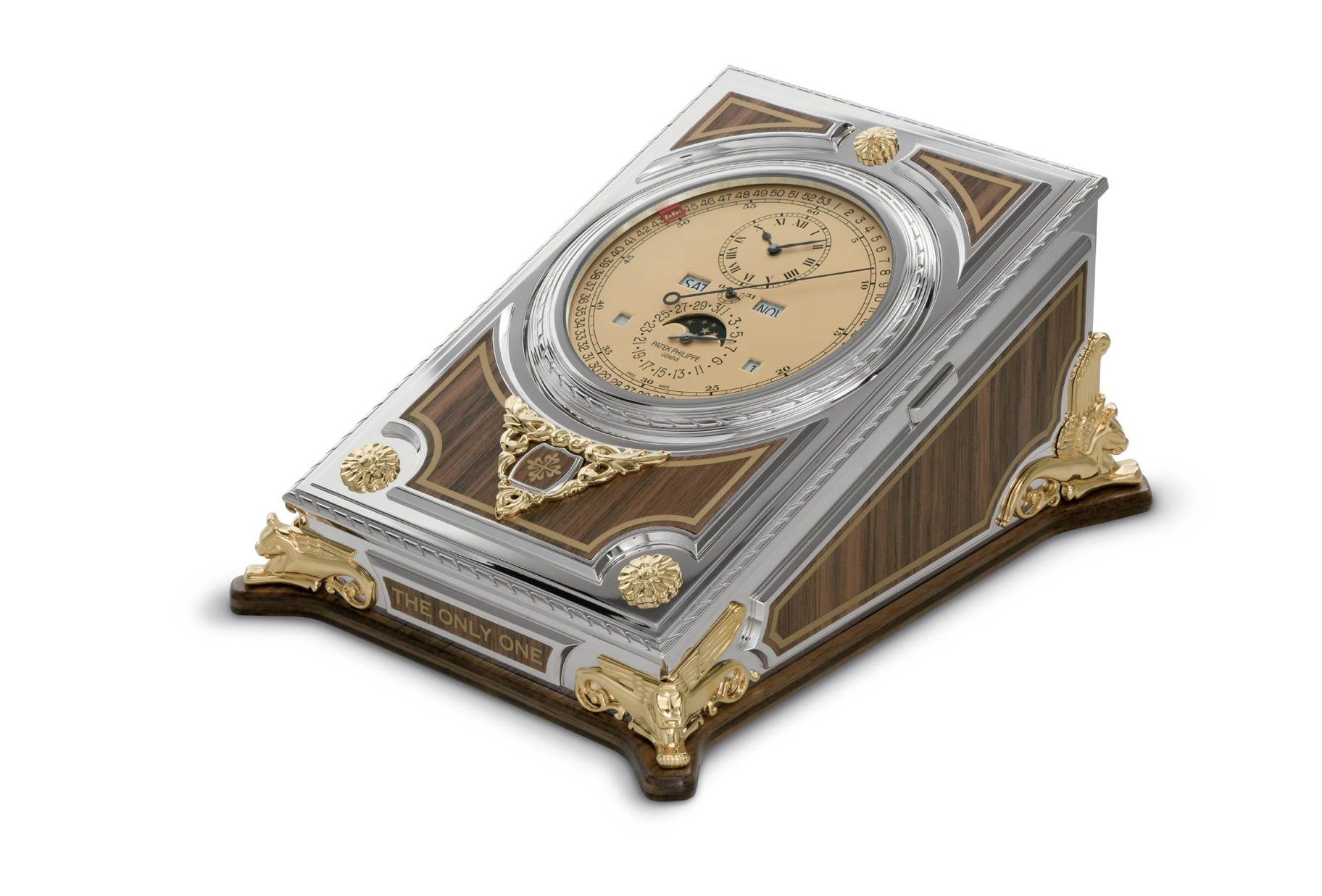 百达翡丽"Only Watch"系列座钟(COMPLICATED DESK CLOCK) 图片来源:百达翡丽