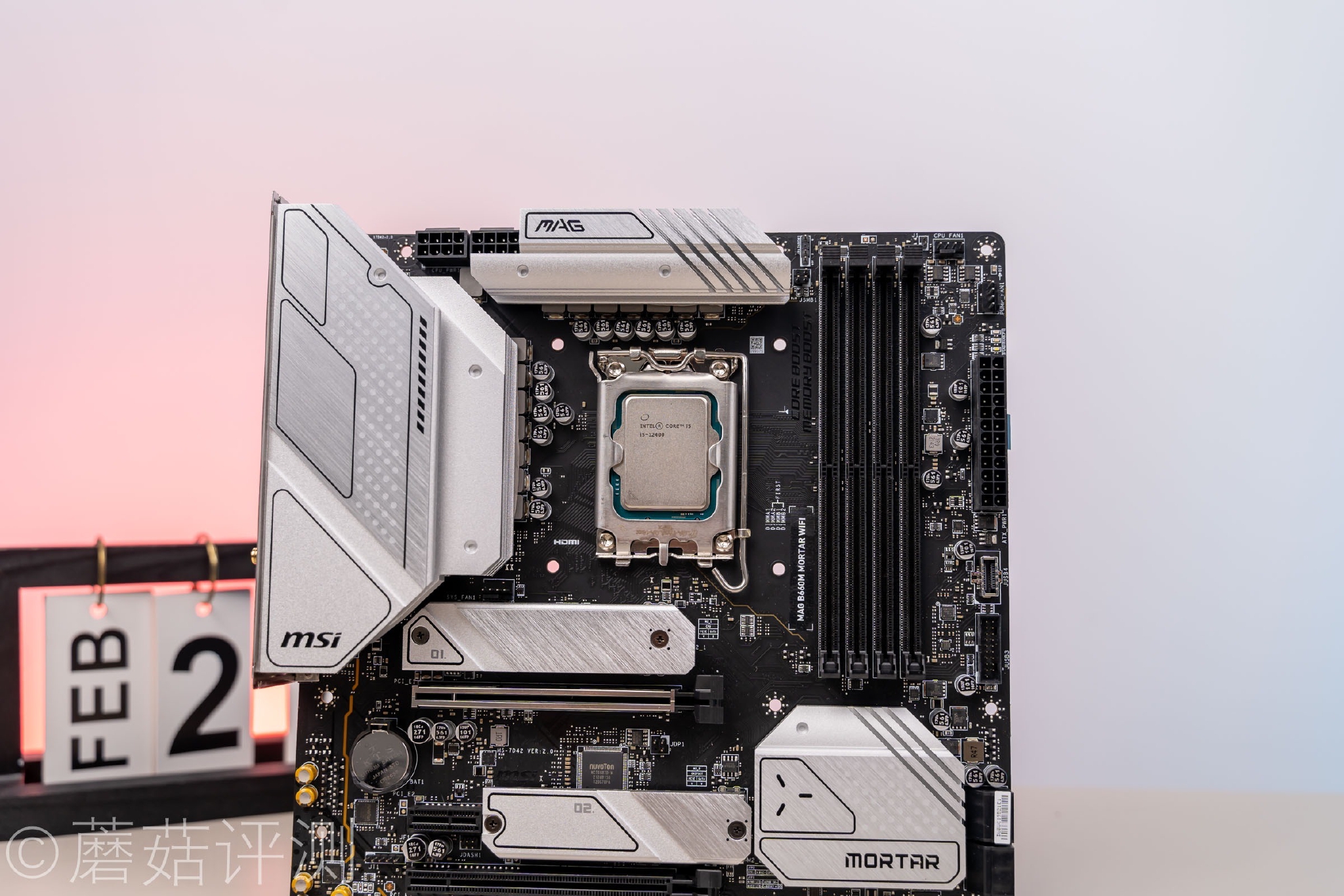 用料优秀细节出色,又是爆款主板一块,微星b660m迫击炮wifi主板__财经