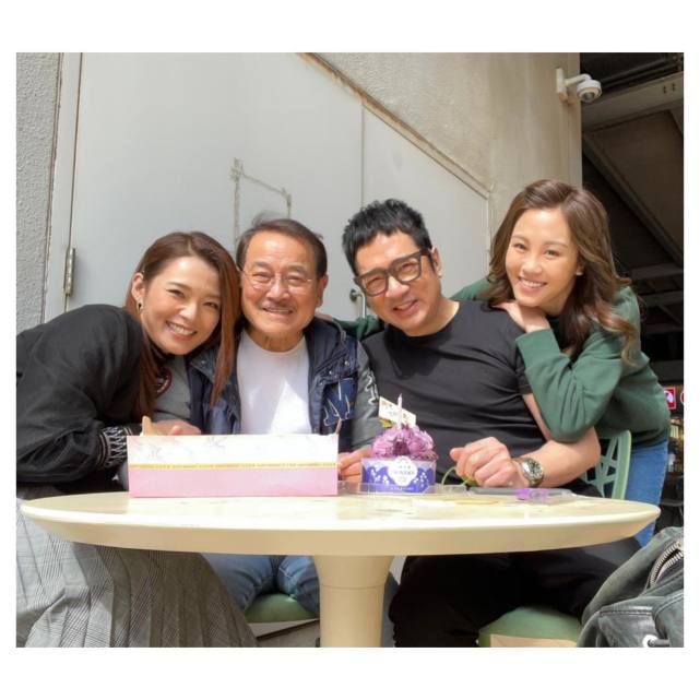 刘恺威爸爸刘丹和滕丽名生日获一众TVB艺人同事庆生|滕丽名|刘丹|庆生_新浪新闻