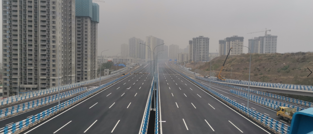 快速路二纵线华岩至跳磴段&nbsp;市住房城乡建委供图