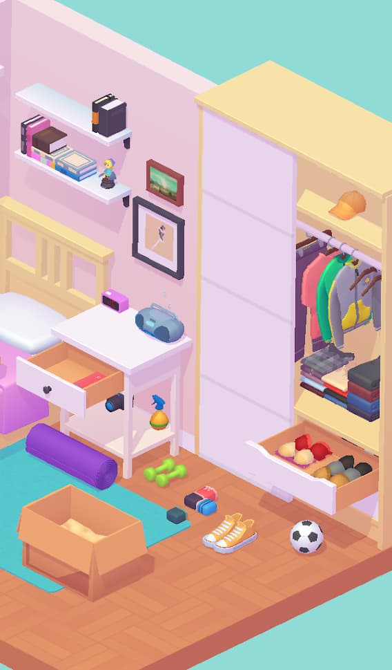 Saygame整理物品益智游戏《Unpacking Master》变身开箱大师