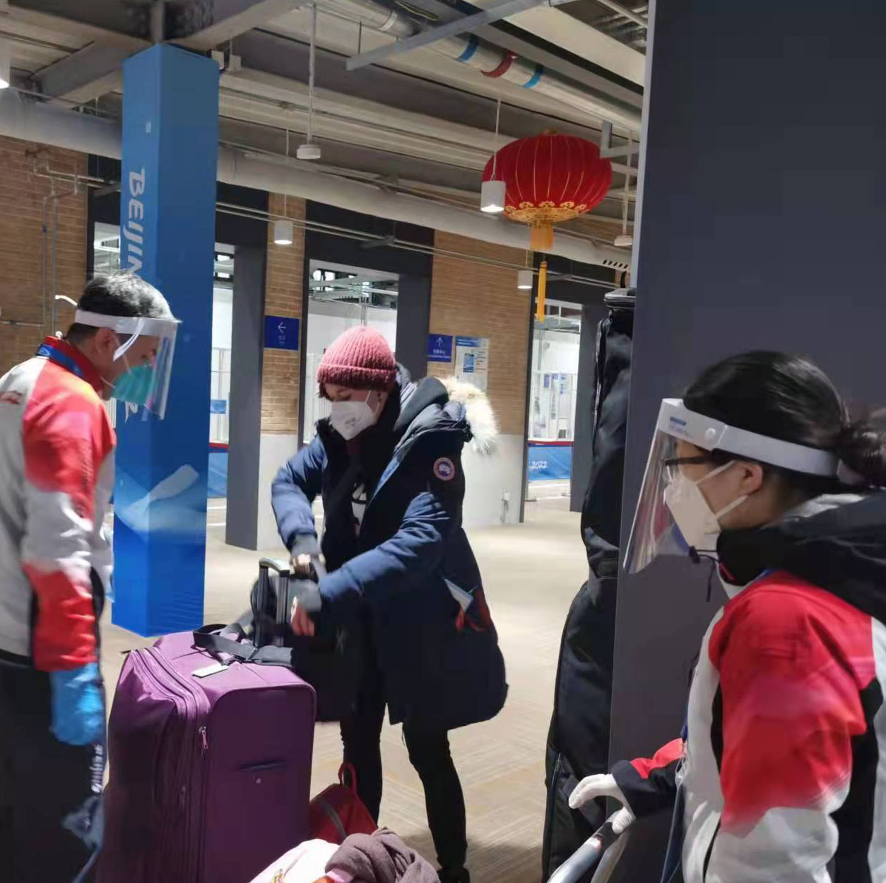 北京冬奥村预开村 迎接代表团先遣人员       首日进村有中国英国加拿大等20多个代表团休闲区蓝鸢梦想 - Www.slyday.coM