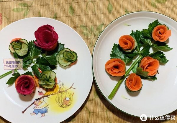 用1根胡萝卜做漂亮的萝卜花过年的菜品就用它来装饰太漂亮了